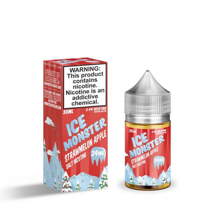 JAM MONSTER TFN/NTD SALT E - LIQUID | ICED STRAWMELON APPLE 24 MG