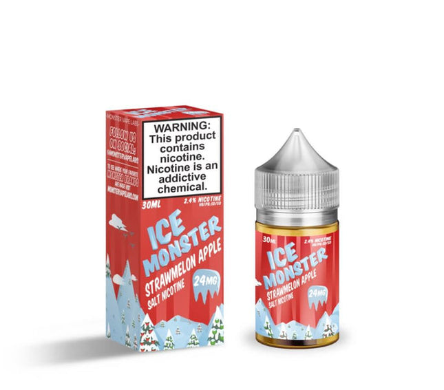 JAM MONSTER TFN/NTD SALT E - LIQUID | ICED STRAWMELON APPLE 24 MG