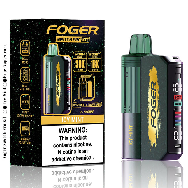 FOGER 30K PODS | 5CT BOX | ICY MINT