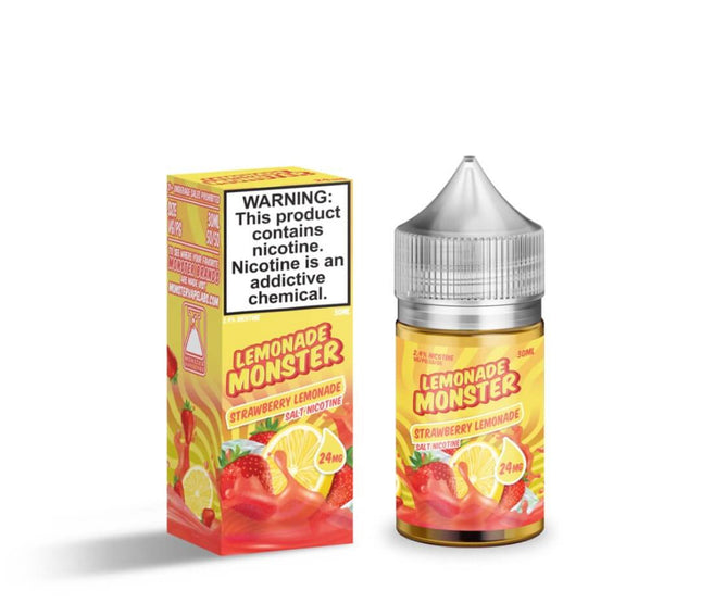 LEMONADE MONSTER TFN/NTD SALT E-LIQUID | STRAWBERRY LEMONADE 24 MG