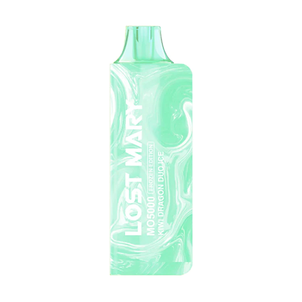 LOST MARY MO5000 PUFFS DISPOSABLE 5CT FROZEN EDITION KIWI DRAGON DUO ICE NEW BARCODE