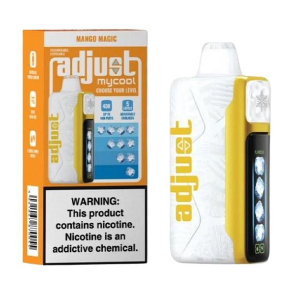 ADJUST MY COOL 40K DISPO 5PACK MANGO MAGIC