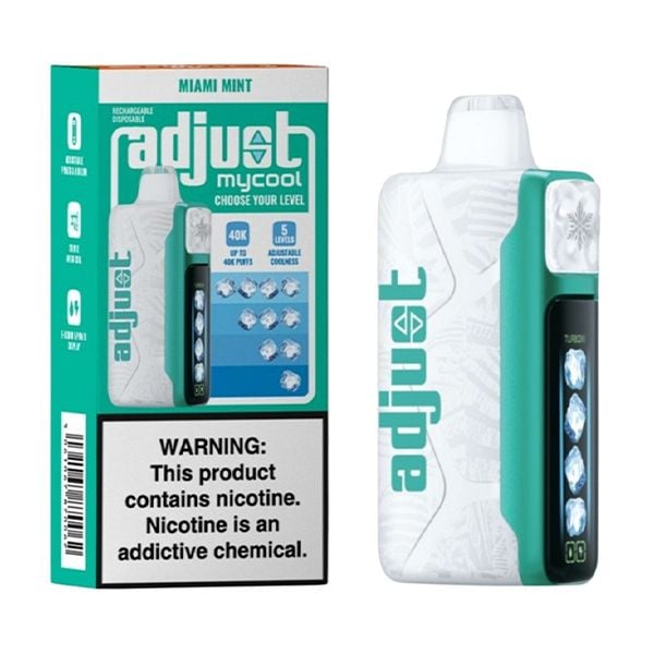 ADJUST MY COOL 40K DISPO 5PACK MIAMI MINT