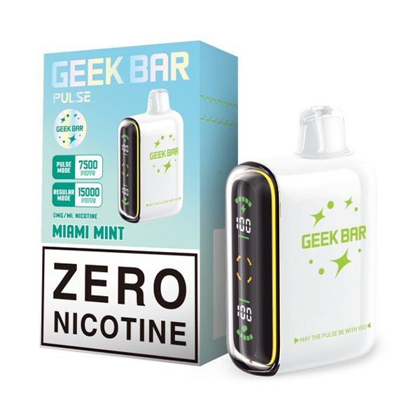 280756 - GEEK BAR PULSE ZERO NIC 16ML 15KPF 5CT - MIAMI MINT