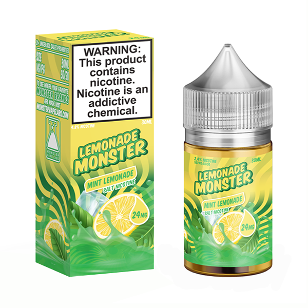 LEMONADE MONSTER TFN SALT E-LIQUID | MINT LEMONADE 24 MG