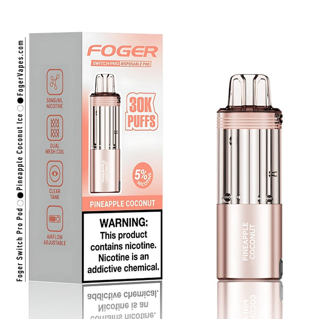 FOGER 30K PODS | 5CT BOX | PINEAPPLE COCONUT