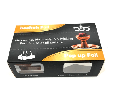 HOOKAH FOIL POP UP FOIL 12X12CM | 100CT