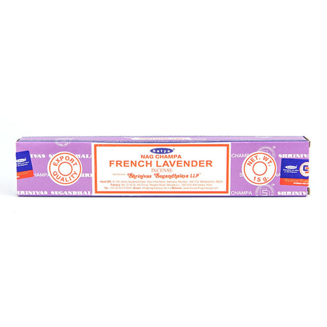 INCENSE SATYA NAGCHAMPA 15GM | 12CT | | LAVENDER