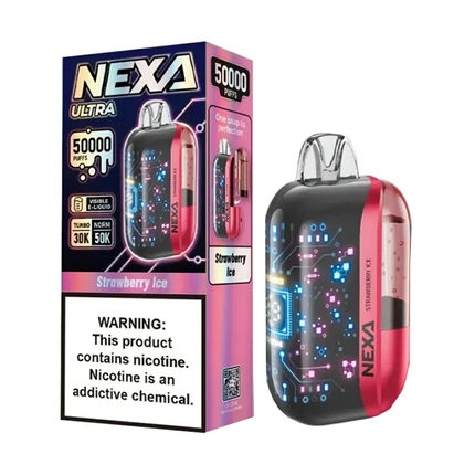 NEXA ULTRA 50000PUFFS 5PC PACK STRAWBERRY ICE