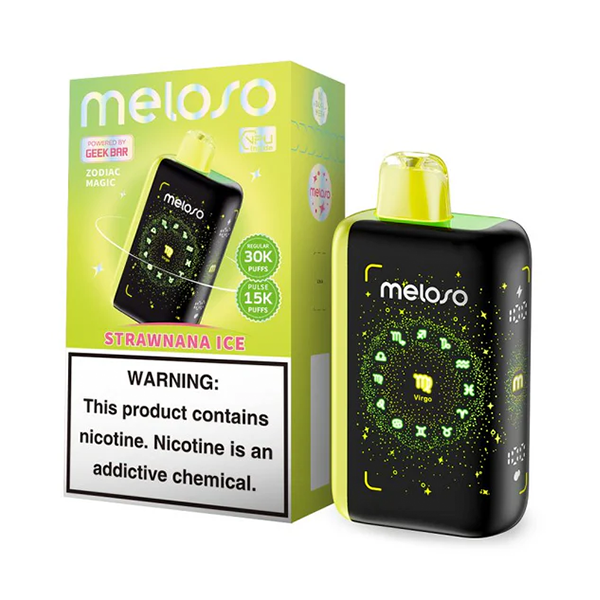 281227 - GEEK BAR MELOSO 30KPF 5CT - STRAWNANA ICE