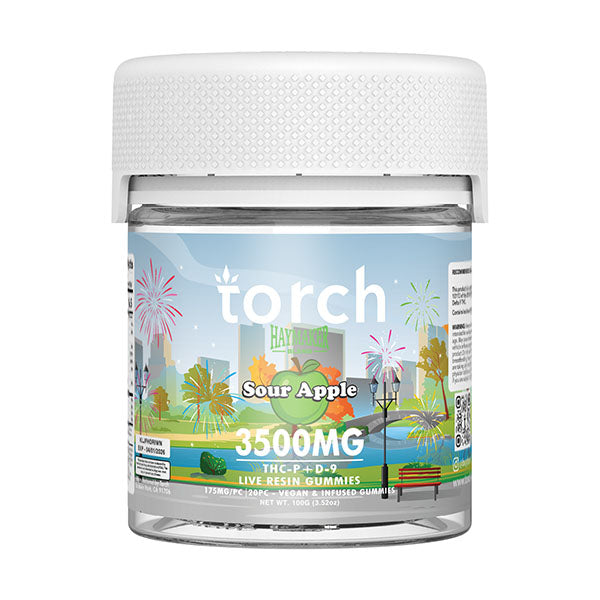 TORCH HAYMAKER 3500MG GUMMIES - SOUR APPLE