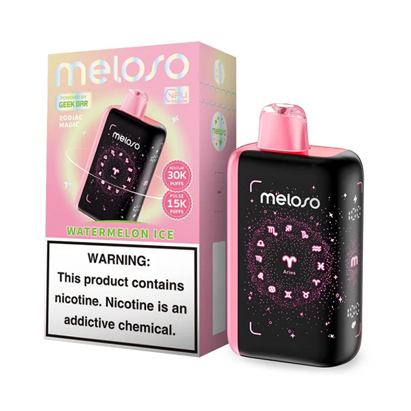 281166  - GEEK BAR MELOSO 30KPF 5CT - WATERMELON ICE